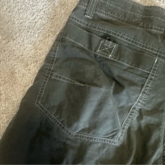 KÜHL Men’s Outdoor Hiking Shorts Size 32 Green Cotton Nylon - Picture 12 of 12